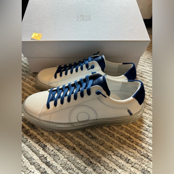 Oliver Cabell Low 1 Navy Yin Yang shoes